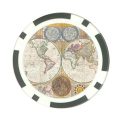 1794 World Map Poker Chip by StuffOrSomething