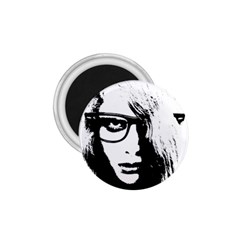 Hipster Zombie Girl 1 75  Button Magnet by chivieridesigns