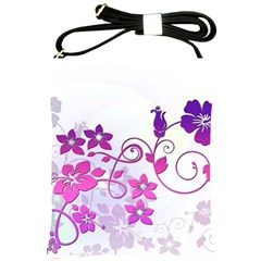 Floral Garden Shoulder Sling Bag by Colorfulart23