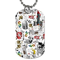 Medieval Mash Up Dog Tag (two-sided)  by StuffOrSomething