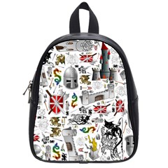 Medieval Mash Up School Bag (small) by StuffOrSomething