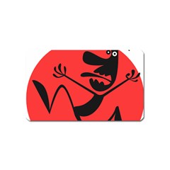 Running Man Magnet (name Card) by StuffOrSomething