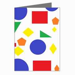 Random Geometrics Greeting Card (8 Pack) by StuffOrSomething