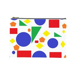 Random Geometrics Cosmetic Bag (large) by StuffOrSomething