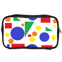 Random Geometrics Travel Toiletry Bag (two Sides) by StuffOrSomething