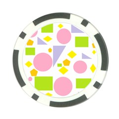 Spring Geometrics Poker Chip by StuffOrSomething