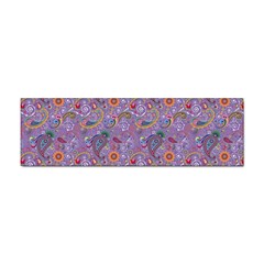 Purple Paisley Bumper Sticker 100 Pack