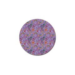 Purple Paisley Golf Ball Marker