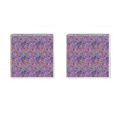 Purple Paisley Cufflinks (square)