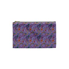 Purple Paisley Cosmetic Bag (small) by StuffOrSomething