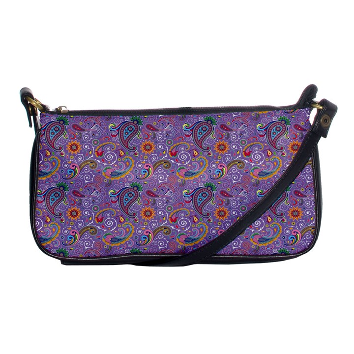 Purple Paisley Evening Bag