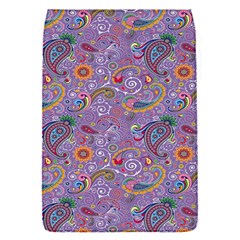 Purple Paisley Removable Flap Cover (small)