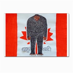 Big Foot H, Canada Flag Postcards 5  X 7  (10 Pack)