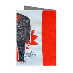 Big Foot H, Canada Flag Mini Greeting Card (8 Pack) by creationtruth