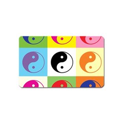 Ying Yang   Magnet (name Card) by Siebenhuehner