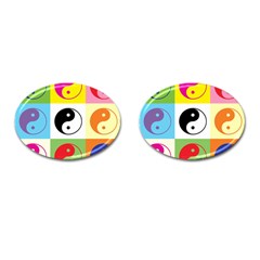 Ying Yang   Cufflinks (oval) by Siebenhuehner