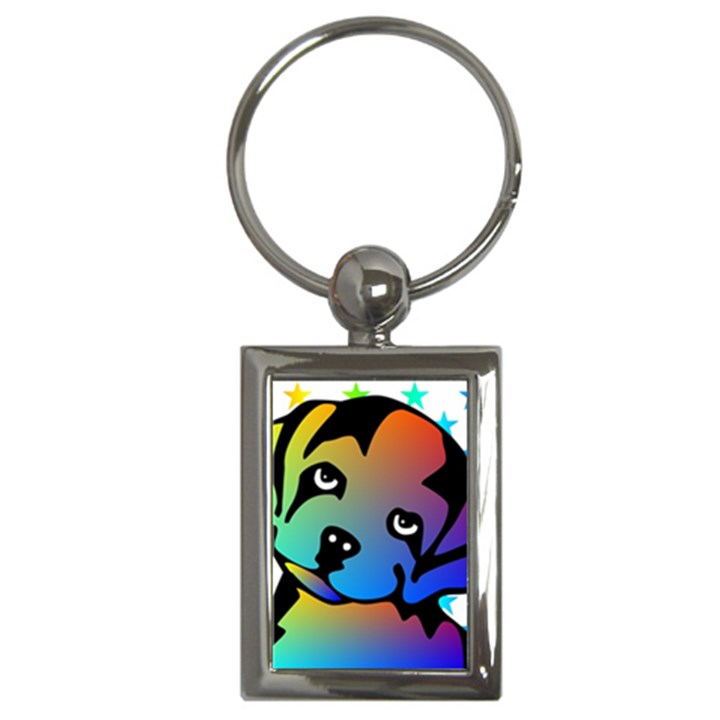 Dog Key Chain (Rectangle)