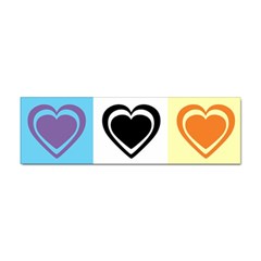 Hearts Bumper Sticker 100 Pack by Siebenhuehner