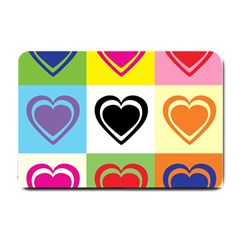 Hearts Small Door Mat