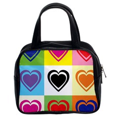 Hearts Classic Handbag (two Sides) by Siebenhuehner
