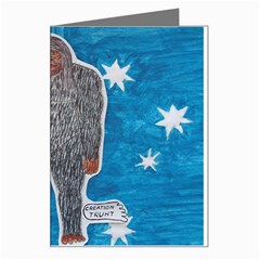 Big Foot A, Australia Flag Greeting Card by creationtruth