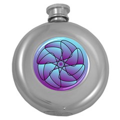 Pattern Hip Flask (round)