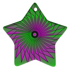 Pattern Star Ornament (two Sides)