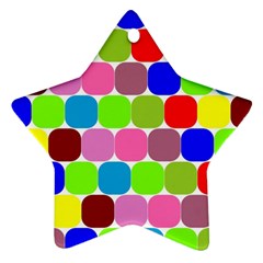 Color Star Ornament (two Sides)