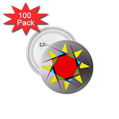 Star 1 75  Button (100 Pack) by Siebenhuehner