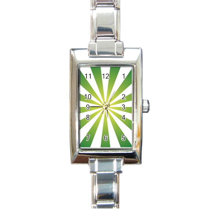 Pattern Rectangular Italian Charm Watch