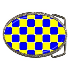 Pattern Belt Buckle (oval) by Siebenhuehner