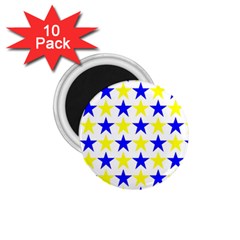 Star 1 75  Button Magnet (10 Pack) by Siebenhuehner