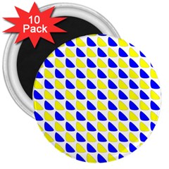 Pattern 3  Button Magnet (10 Pack) by Siebenhuehner