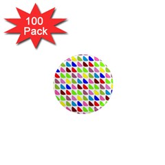 Pattern 1  Mini Button Magnet (100 Pack) by Siebenhuehner