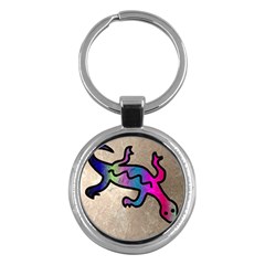 Lizard Key Chain (round) by Siebenhuehner