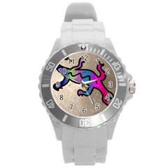 Lizard Plastic Sport Watch (large) by Siebenhuehner