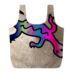 Lizard Reusable Bag (l) by Siebenhuehner