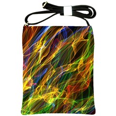 Abstract Smoke Shoulder Sling Bag by StuffOrSomething