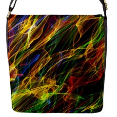 Abstract Smoke Flap Closure Messenger Bag (small) by StuffOrSomething