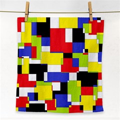 Mod Geometric Face Towel by StuffOrSomething