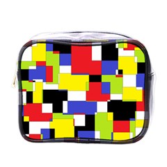 Mod Geometric Mini Travel Toiletry Bag (one Side) by StuffOrSomething