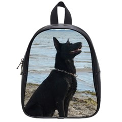 Black German Shepherd School Bag (small) by StuffOrSomething