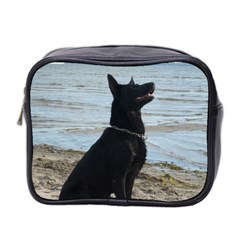 Black German Shepherd Mini Travel Toiletry Bag (two Sides) by StuffOrSomething