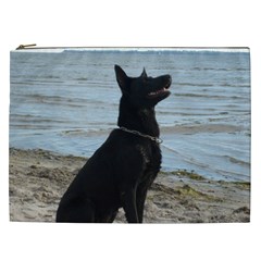 Black German Shepherd Cosmetic Bag (xxl) by StuffOrSomething