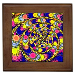 Wild Bubbles 1966 Framed Ceramic Tile by ImpressiveMoments