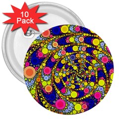 Wild Bubbles 1966 3  Button (10 Pack) by ImpressiveMoments