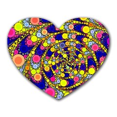 Wild Bubbles 1966 Mouse Pad (heart) by ImpressiveMoments