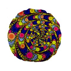 Wild Bubbles 1966 15  Premium Round Cushion  by ImpressiveMoments