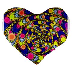 Wild Bubbles 1966 19  Premium Heart Shape Cushion by ImpressiveMoments