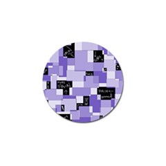 Purple Pain Modular Golf Ball Marker 4 Pack by FunWithFibro